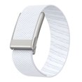 thumbnail image 1 of Compatible with Whoop 5.0 MG Watch Strap Band for Men Women,Comfort Breathable Nylon Durable Waterproof and Sweatproof Replacement Adjustable Elastic Loop Wristbands Strap,White, 1 of 5