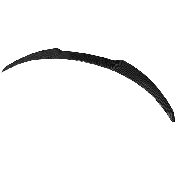 Compatible With 17-23 Tesla Model 3 IKON Style Rear Trunk Spoiler Wing ABS - Carbon Fiber Print