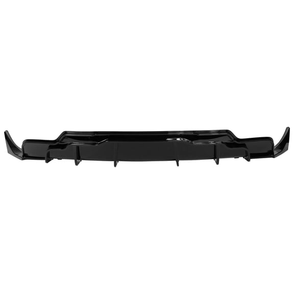 Compatible With 17-23 Tesla Model 3 Rear Bumper Lip Diffuser Aprons 3PC Gloss Black