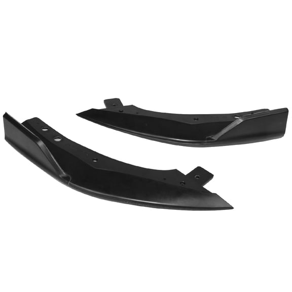 Compatible With 19-22 Corolla Hatchback Matte Black ABS Rear Splitter 2PCS