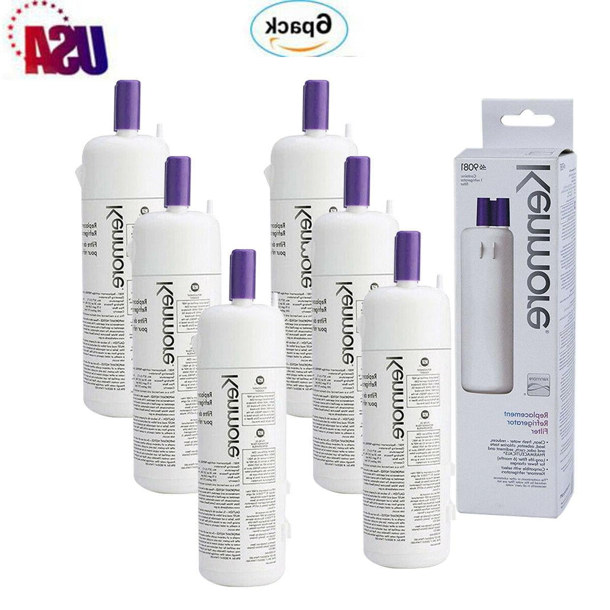 Compatible With 469081 469930 Refrigerator Water Filter for Kenmore 9081,6 Pack