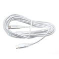 thumbnail image 1 of Compatible With G7 G8 ThinQ - White 10ft Long Type-C to Type-C Cable Braided Durable Sync Wire Z9Y for LG G8 ThinQ, G7 ThinQ, 1 of 6