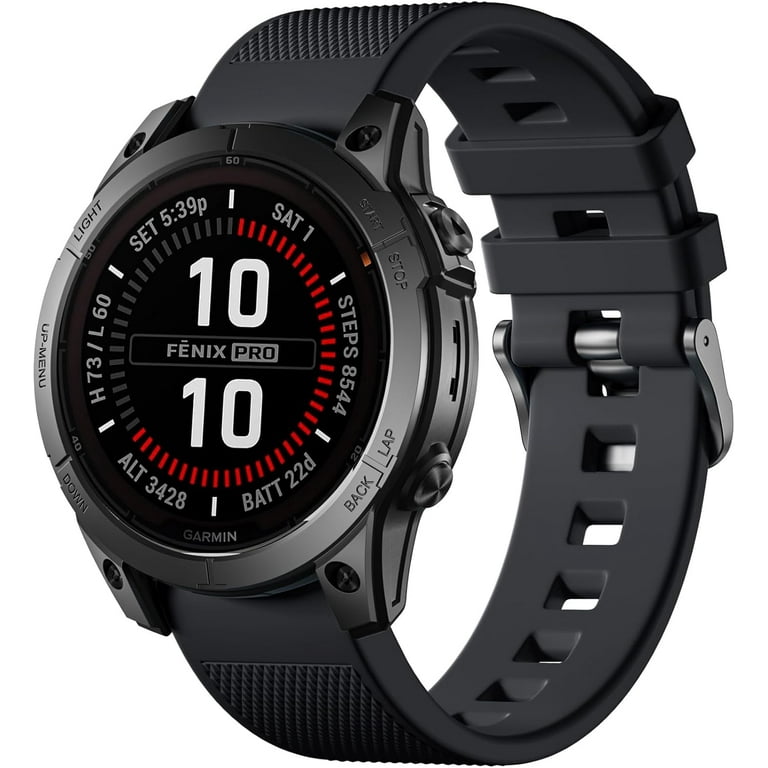 Compatible With Garmin Fenix 5 Fenix 6 Fenix 7 Band 22Mm Soft Sport Silicone Watch Strap For Garmin Fenix 5 Plus Fenix 6 Pro Fenix 7 Pro Forerunner 935 945 955 965 Quatix 5 6 7 Multi Colors Walmart ...