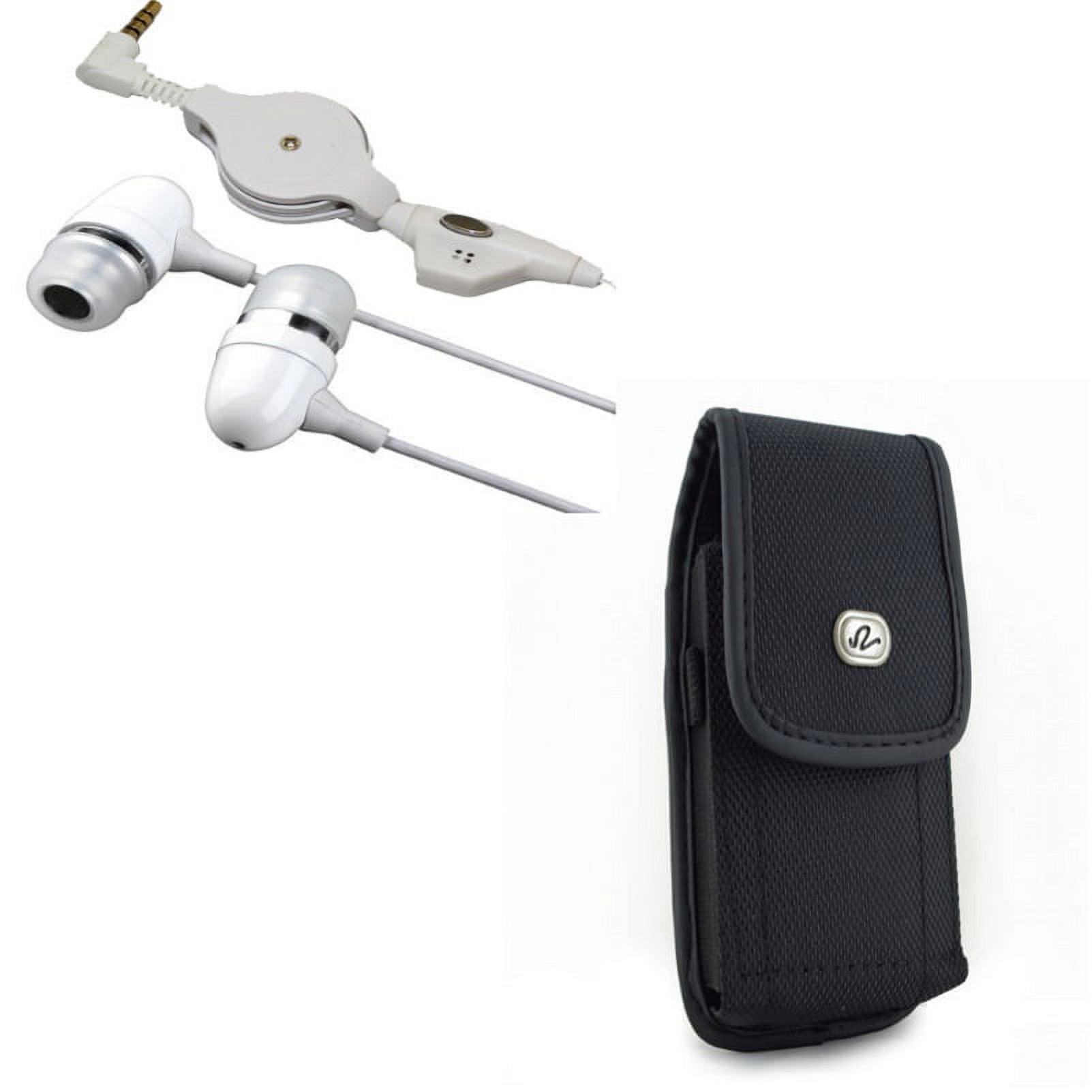 Compatible With Google Pixel 3a XL Black Rugged Canvas Side Case