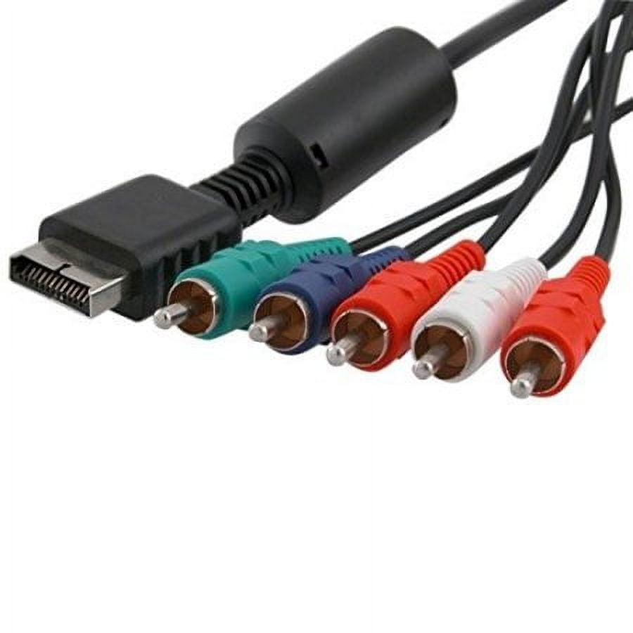 Compatible With PS2 PS3 PS3 Slim HDTV READY TV HD COMPONENT AV CABLE 5 WIRE 3 Pack