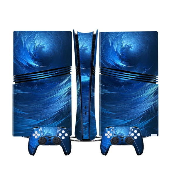 Compatible With PS5 Pro Consoles Cartoon Anime Stickers Set, Cute Custom Decals with Game Controller Skin-LX-A4681