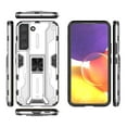 thumbnail image 1 of Compatible With Samsung Galaxy S22 Phone Case Military Grade Protection Kickstand Shockproof Anti-Scratch Anti-Fingerprint Lightweight Rugged Phone Cover for Men or Women,Silver, 1 of 1