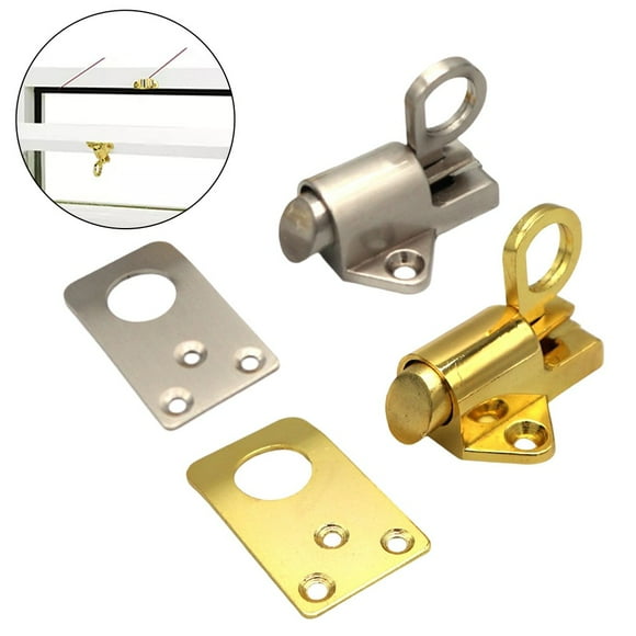 Compatible With Sash Windows And Loft Attic Hatches Zinc Alloy Fanlight Catch Silver Fangkenuo