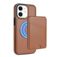 thumbnail image 1 of Compatible With iPhone 11 Wallet Case,PU Leather,Back Flip Kickstand,Detachable Magnetic Wallet,With Card Slots,Shockproof Rugged Ultra Slim Anti-fall Phone Case Cover,Brown, 1 of 10