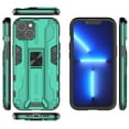 thumbnail image 1 of Compatible With iPhone 14 Plus Phone Case Military Grade Protection Kickstand Shockproof Anti-Scratch Anti-Fingerprint Lightweight Rugged Phone Cover for Men or Women,Green, 1 of 1