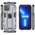 thumbnail image 1 of Compatible With iPhone 15 Plus Phone Case Military Grade Protection Kickstand Shockproof Anti-Scratch Anti-Fingerprint Lightweight Rugged Phone Cover for Men or Women,Gray, 1 of 1