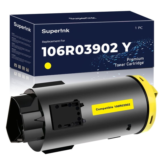 Compatible Xerox 106R03902 Yellow Toner 10100 Pages by Superink