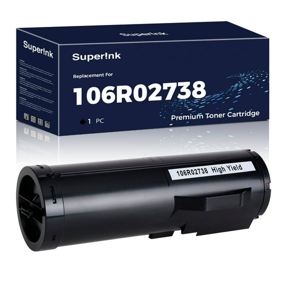 Compatible Xerox 3655 Black Toner Cartridge 106R02738 by Superink