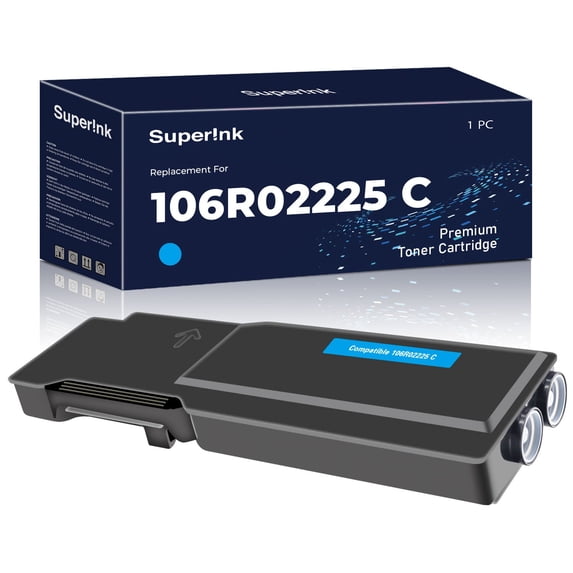 Compatible Xerox 6600 / 106R02225 Toner Cartridge Cyan By Superink