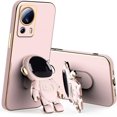 thumbnail image 1 of Compatible with Xiaomi 13 Lite Case for Women, Ultra Soft Xiaomi 13 Lite Phone Case Silicone TPU Plating Cute Astronaut Pattern Cases with Stand Cover (Pink), 1 of 14