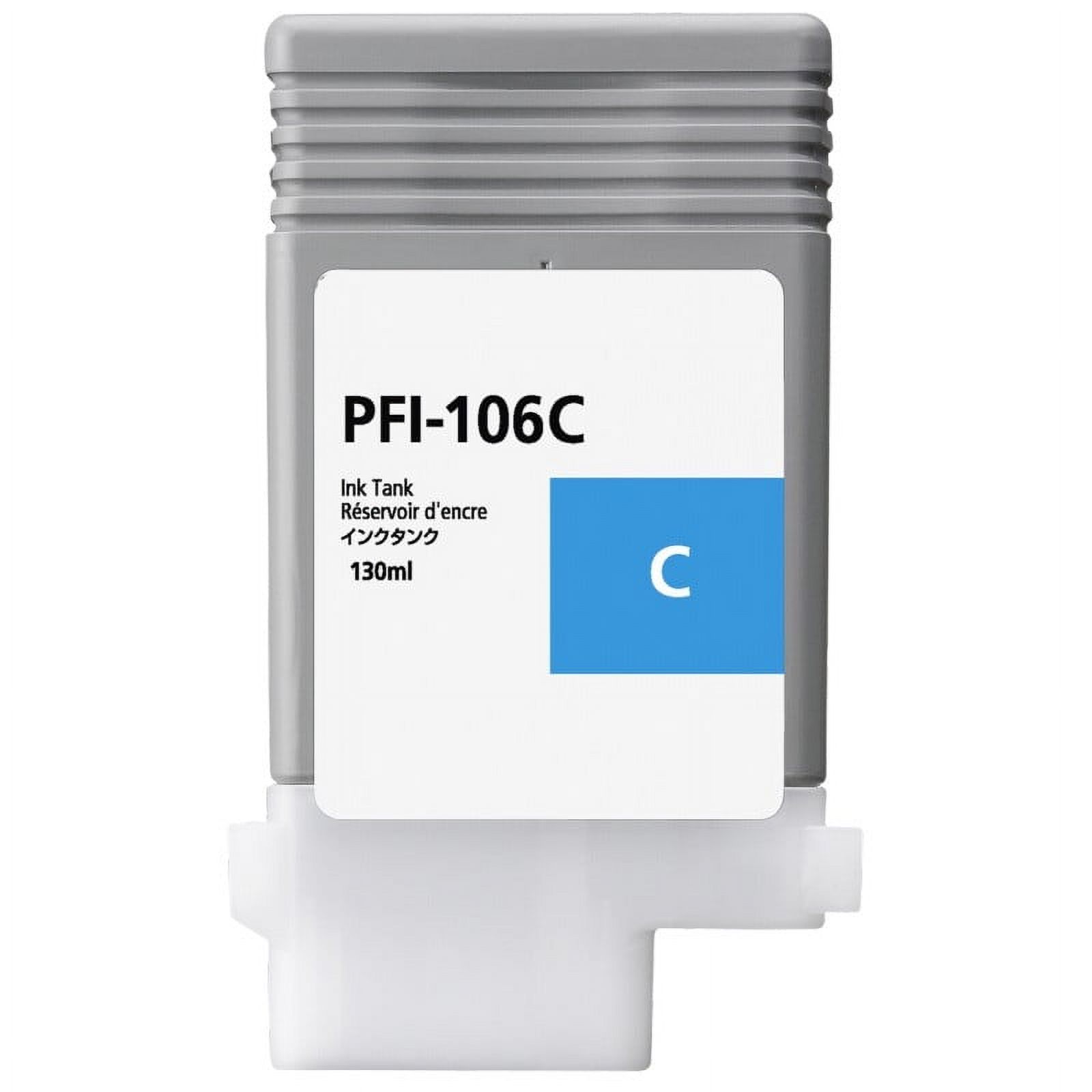 Compatible cartridge for Canon PFI-106C - cyan