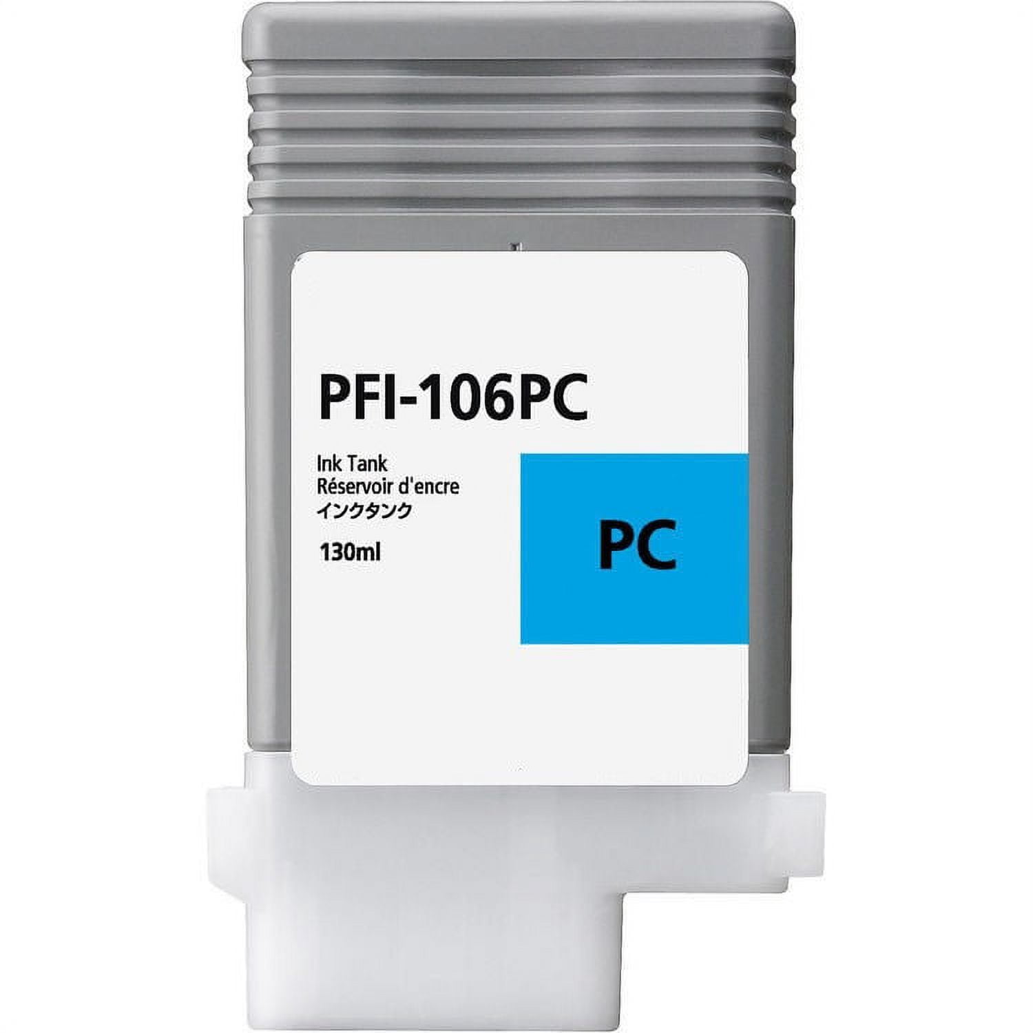 Compatible cartridge for Canon PFI-106PC - photo cyan
