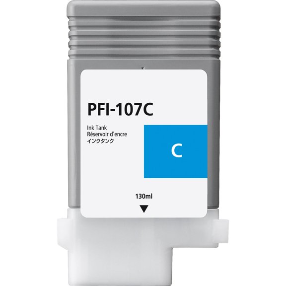Compatible cartridge for Canon PFI-107C - cyan