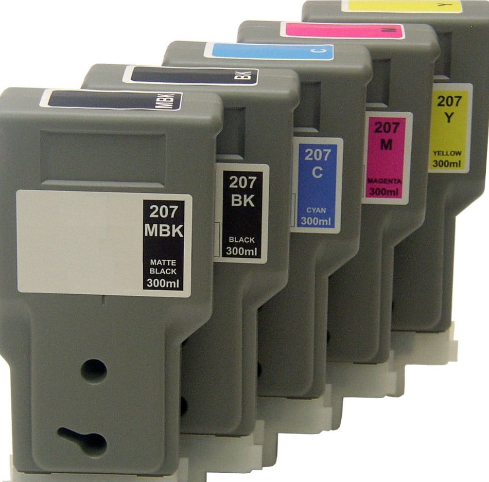 Compatible cartridges Multipack for Canon PFI-207 - 5 pack
