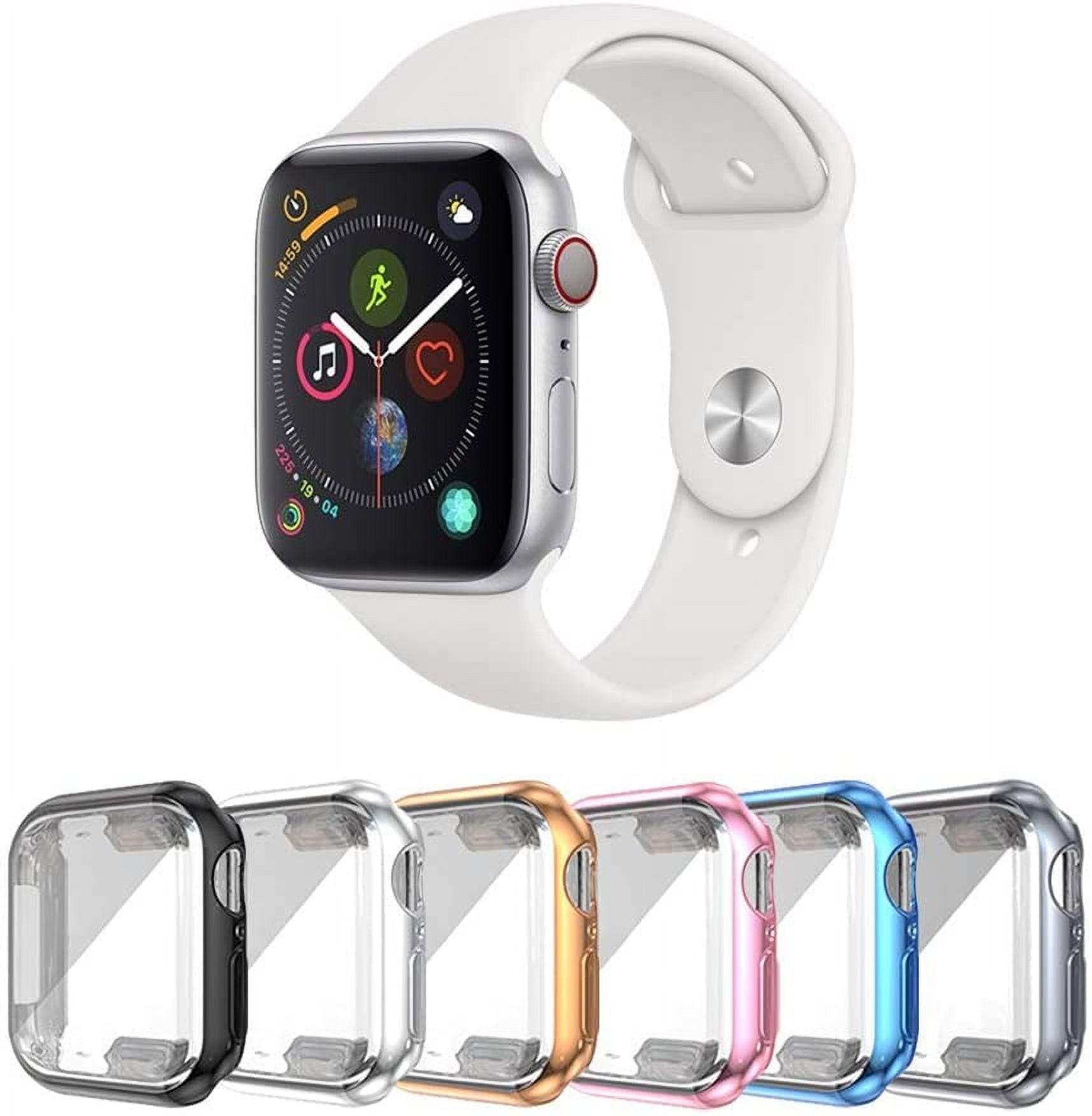 Compatible for Apple Watch 38mm 40mm 41mm 42mm 44mm Women Men Full Coverage Case for iWatch Series 3 4 5 6 SE Walmart