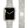 Compatible for Apple Watch Band 41mm Series 9/8/7, Diamond Rhinestone