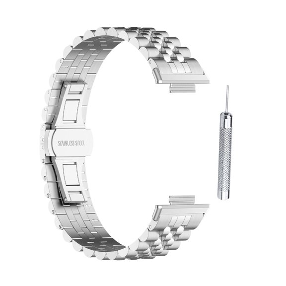 Compatible for Band 8 Watch Adjustable Band Strap Stainless Steel Wristband Bracelet Wearresistance Breathable Loop
