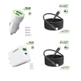 thumbnail image 1 of Compatible for Consumer Cellular Verve Connect Z6103 20W Car Charger Plus Wall Charger with 2X C to C USB Cable Combo, 1 of 6