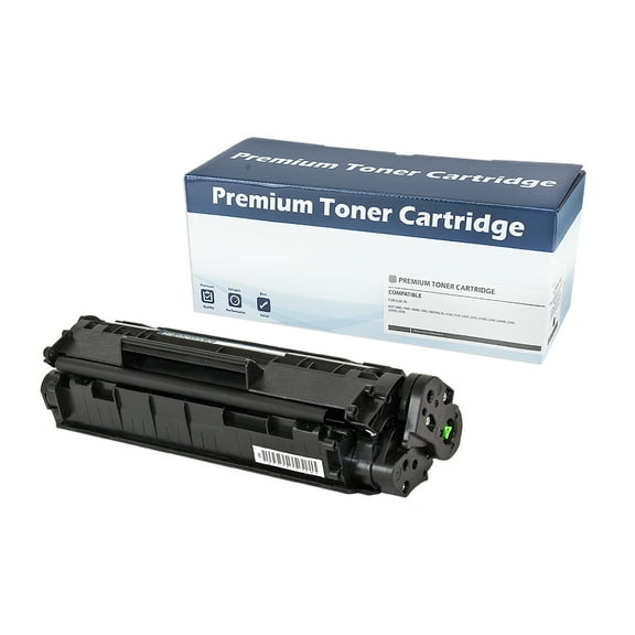 Compatible for HP 12A (Q2612A) Toner Cartridge, BLACK, 2K YIELD