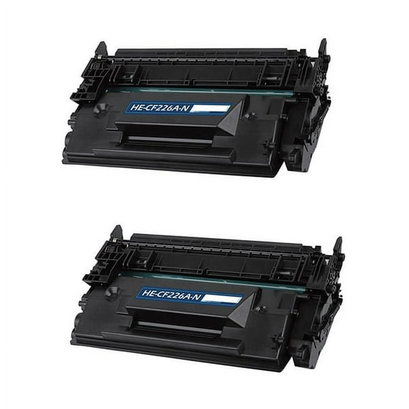 Compatible for HP 26A (CF226A) Toner Cartridge, BLACK, 3.1K YIELD, BLACK *2 PCS