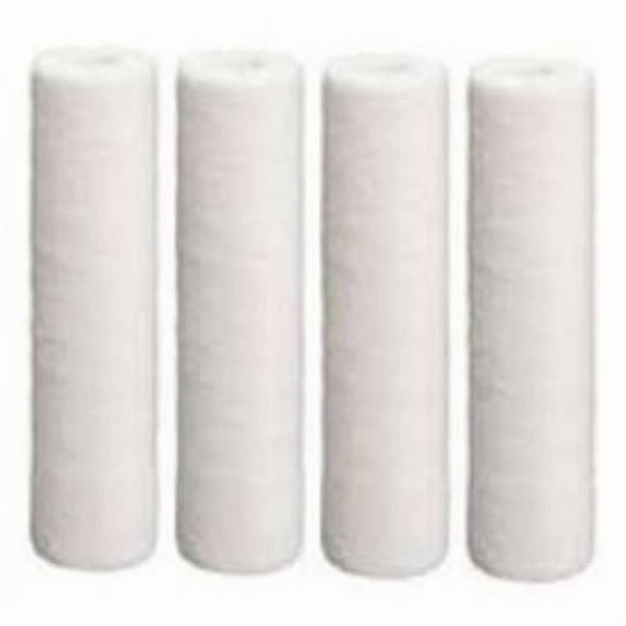 Compatible for Neo-Pure MB-25098-05 Polypropylene Sediment Depth Filter with 5 Micron, Filtration System 9 7/8", White 4 Pack by CFS