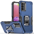 thumbnail image 1 of Compatible for Samsung Galaxy A03S Case with Magnetic Car Mount Friendly Hybrid Shockproof Protective Phone Cover with Kickstand - Blue, 1 of 8