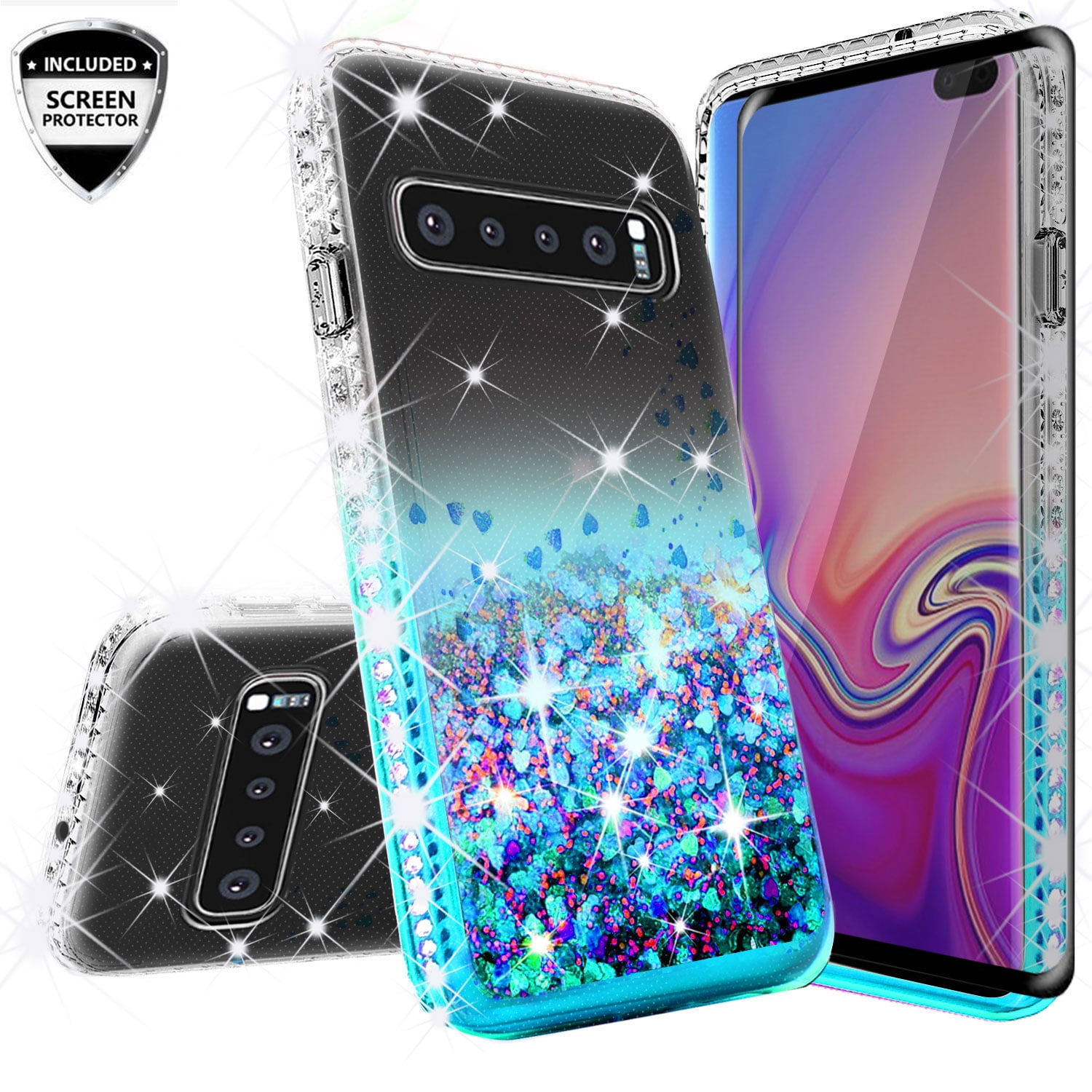 Compatible for Samsung Galaxy S10 Plus Case, with [Screen