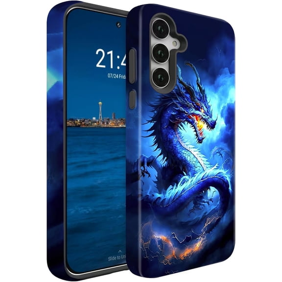 Compatible for Samsung Galaxy S26 5G Case, Dual Layer Heavy Duty 2 in 1 Shockproof Protective Phone Case,Orient Dragon