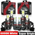 thumbnail image 1 of Compatible for Toyota 4Runner 2003 2004 2005 6x LED Headlight High/Low Beam+Fog Light Bulbs, 1 of 11