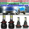 thumbnail image 1 of Compatible for Toyota CHR/C-HR/CH-R 2018 2019 LED Bulbs 9012 Headlight 5202/2504 Fog Light, 1 of 12