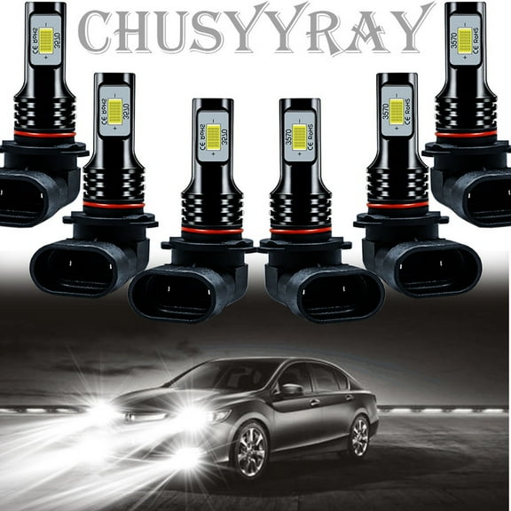 Compatible for Toyota Corolla 2008 2006 2007 2005 LED Headlight High/Low +Fog Light Bulbs
