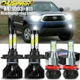 thumbnail image 1 of Compatible for Toyota Tacoma 2012 2013 2014 2015 LED Headlights + Fog Lights Bulbs Kit, 1 of 12