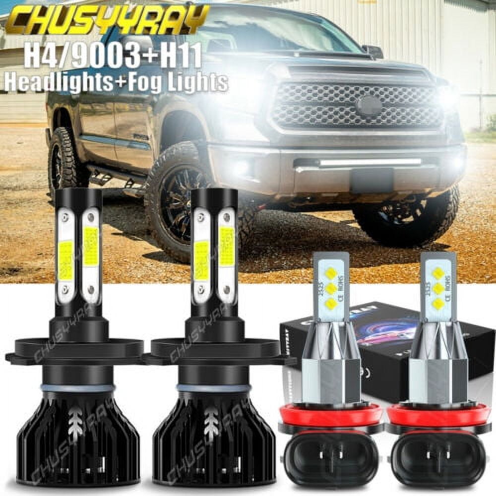 New Pair Of Halogen Headlight Compatible With Toyota Tundra 2014