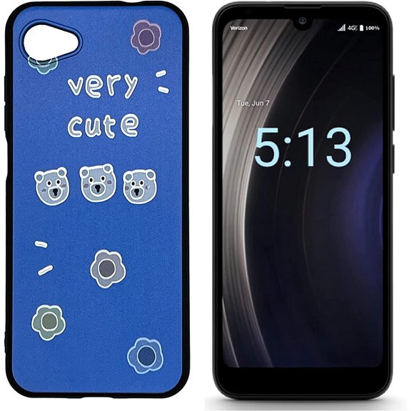 For Verizon Orbic Joy LTE RC608L TPU 1-Piece Cover Phone Case - Bear Design