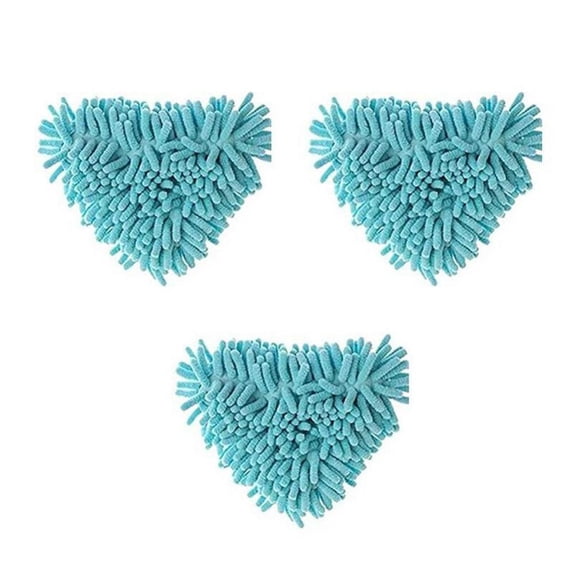 Compatible for Wet and Dry Mop Head Pads(Size 10*10*1cm)-(3xMicrofibre Pads)
