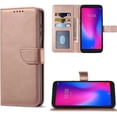 thumbnail image 1 of For Wiko Life 3 / Tinno U316AT Wallet Cover Phone Case - Rose Gold, 1 of 5