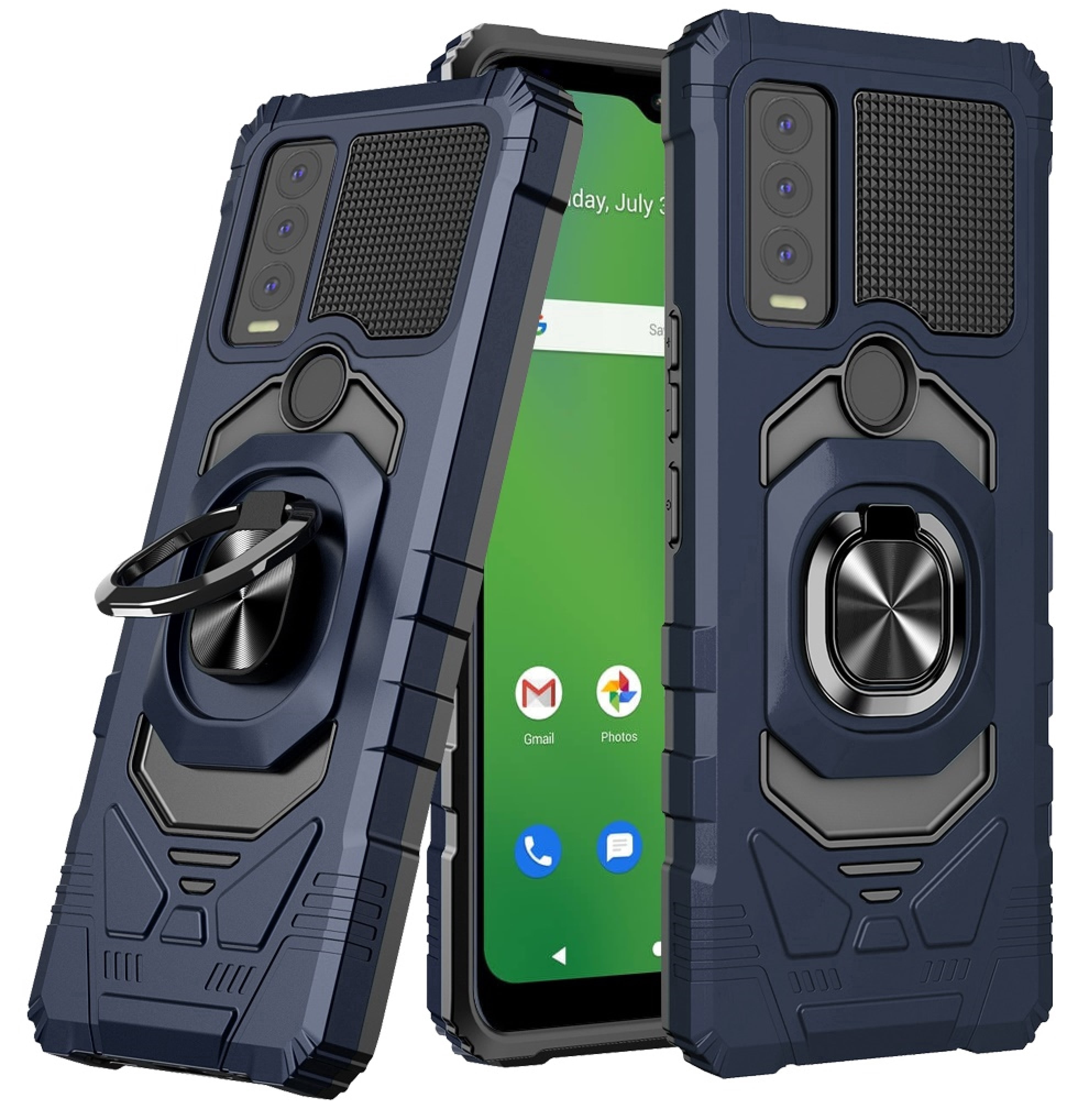 AT&T Motivate Max U668AA Compatible Robotic Hybrid Ring Kickstand Phone ...