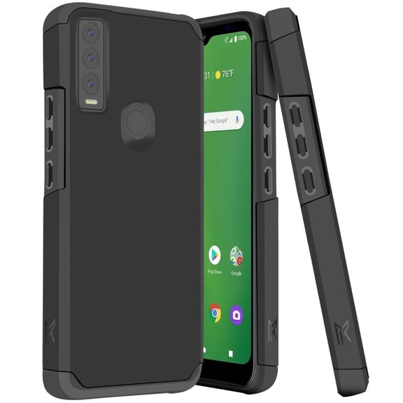 For AT&T Motivate Max U668AA Shockproof Cover Phone Case - mk Black