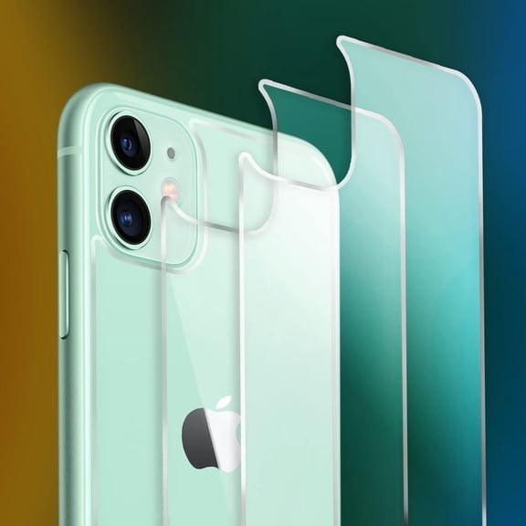 Compatible for iPhone 11 Back Screen Protector [3-Pack] - Rear Tempered Glass, Haptic Touch, HD Clarity, 9H Hardness, Case Friendly