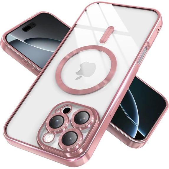 Compatible for iPhone 16 Pro Max Magnetic Clear Case, MagSafe