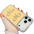thumbnail image 1 of Compatible for iPhone 17 Pro Max Case,Anti-Drop,TPU Cute Bling Bowknot Slim Protection Mobile Phone Cover for Girls Gift, 1 of 9