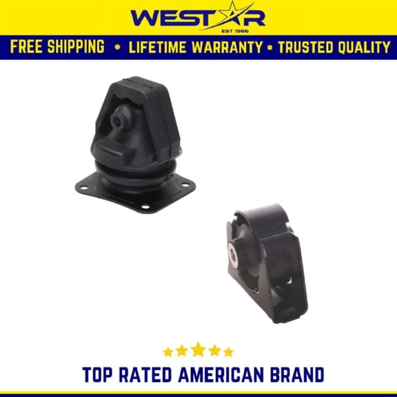 Compatible fors AUDI A4 QUATTRO A6 ALLROAD PASSENGER Engine Motor Mount Left & Right Pair Replaces 8009