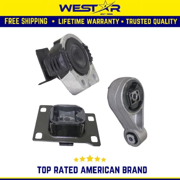 Compatible fors Compatible ford Passenger Focus L4-2.0L 00-07 Engine Motor & Transmission Mount Kit Replaces 2939 2986 3103