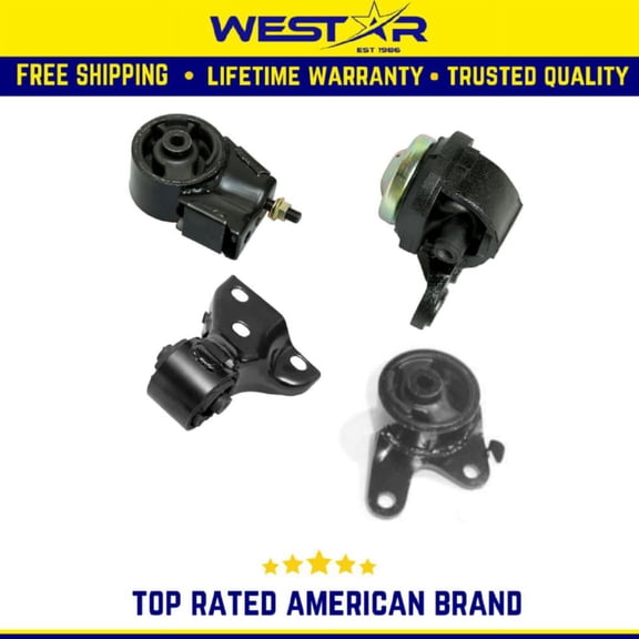 Compatible fors Compatible ford Probe Compatible fors Mazda Mx-6 89-92 2.2L Manual Engine Motor & Trans Mount Set Replaces 8085 8086 8087 9064