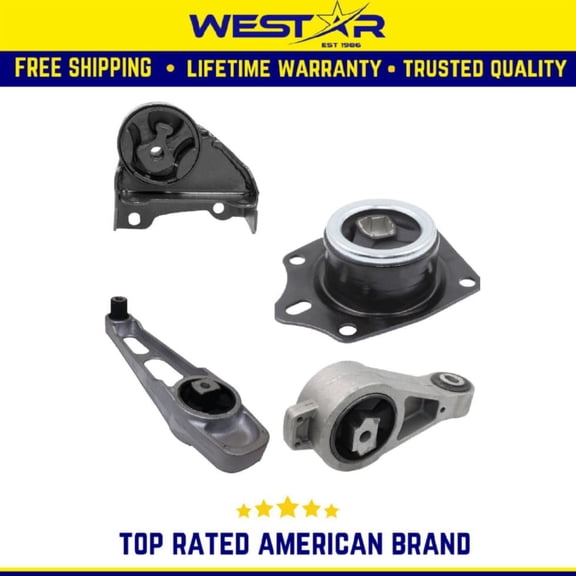 Compatible fors Dodge Neon 2000 - 2005 L4-2.0L Manual Engine Motor & Transmission Mount Set Replaces 2947 2948 2949 3050